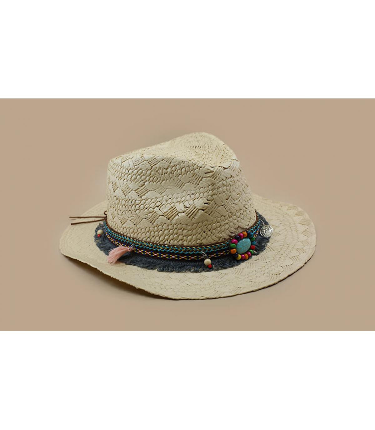 M by Flechet Cowboy Damen Strohhut M by Flechet Cowboy Damen Strohhut